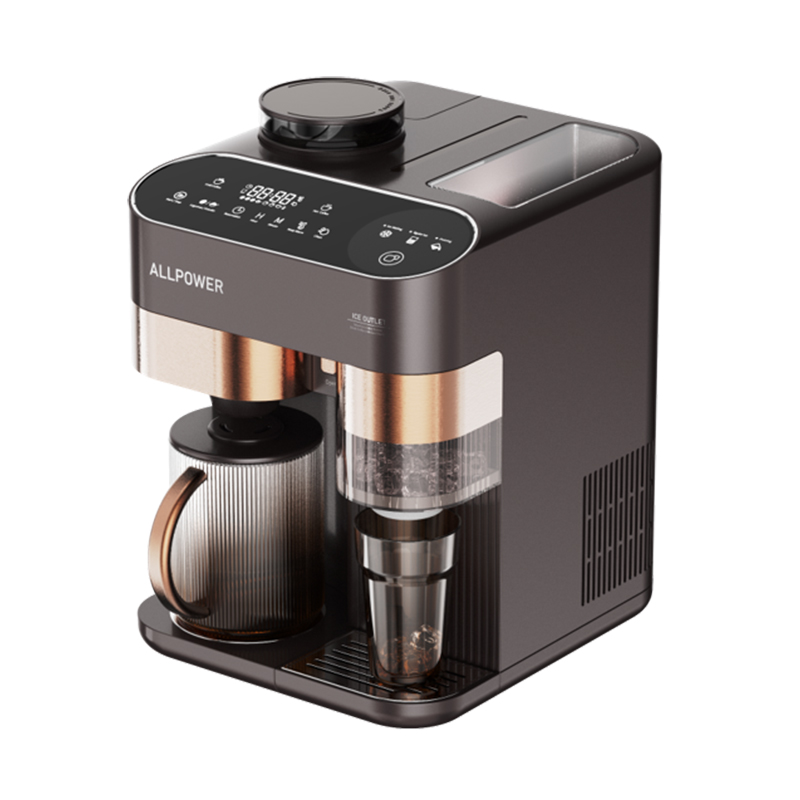 Ice & Hot Drip coffee machine with Grinder